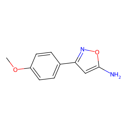 3-(4-Methoxyphenyl)-1,2-oxazol-5-amine structure