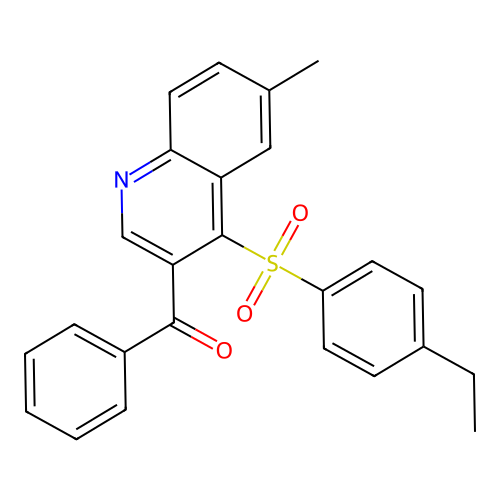 3-Benzoyl-4-(4-ethylbenzenesulfonyl)-6-methylquinoline structure