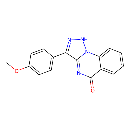 3-(4-methoxyphenyl)-4H,5H-[1,2,3]triazolo[1,5-a]quinazolin-5-one structure