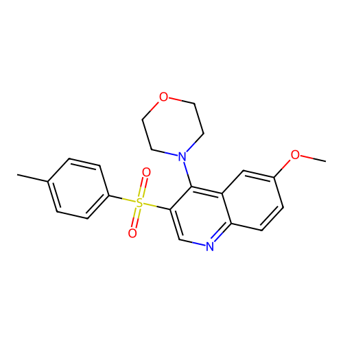 4-(6-Methoxy-3-tosylquinolin-4-yl)morpholine structure