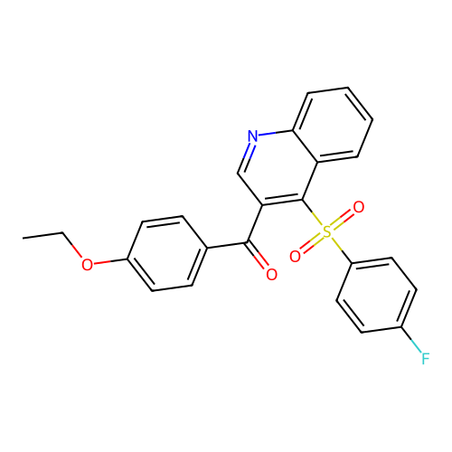 3-(4-Ethoxybenzoyl)-4-(4-fluorobenzenesulfonyl)quinoline structure