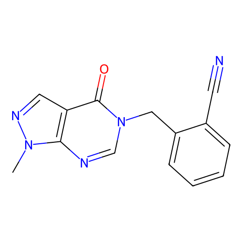 C14H11N5O structure