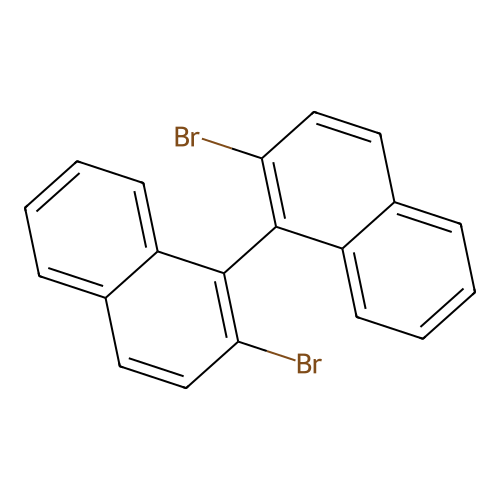 2,2'-Dibromo-1,1'-binaphthyl structure