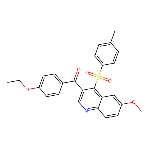 (4-Ethoxyphenyl)(6-methoxy-4-tosylquinolin-3-yl)methanone structure