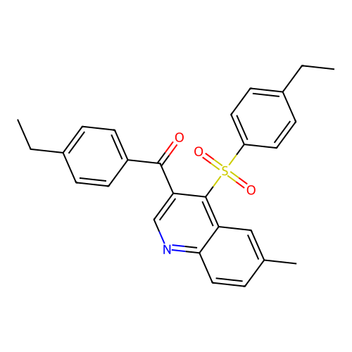 3-(4-Ethylbenzoyl)-4-(4-ethylbenzenesulfonyl)-6-methylquinoline structure
