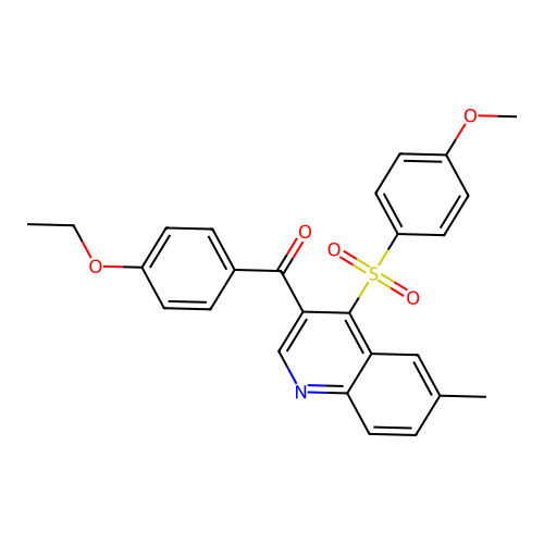 3-(4-Ethoxybenzoyl)-4-(4-methoxybenzenesulfonyl)-6-methylquinoline structure
