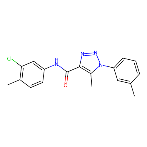 C18H17ClN4O structure