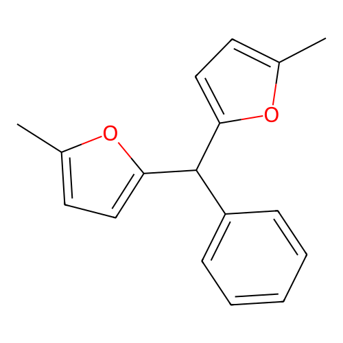 2,2'-Benzylidenebis(5-methylfuran) structure