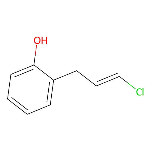 2-(3-Chloroprop-2-enyl)phenol structure