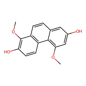 1,5-Dimethoxyphenanthrene-2,7-diol structure
