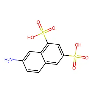 7-Amino-1,3-naphthalenedisulfonic acid structure