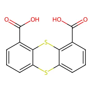 1,9-噻蒽二甲酸 structure