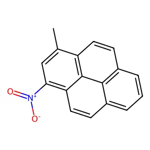 1-Methyl-3-nitropyrene structure