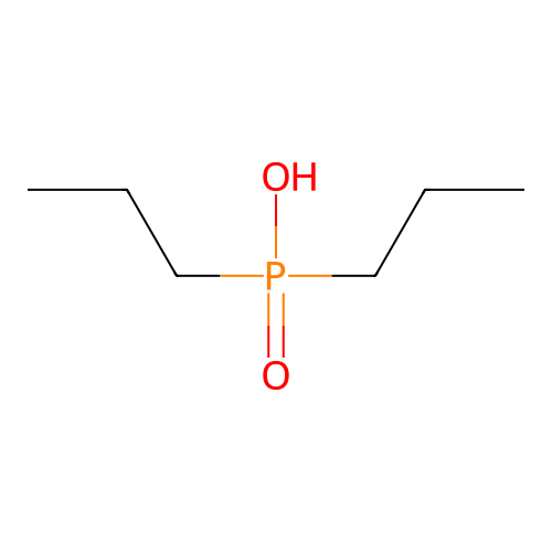 Dipropylphosphinic acid structure