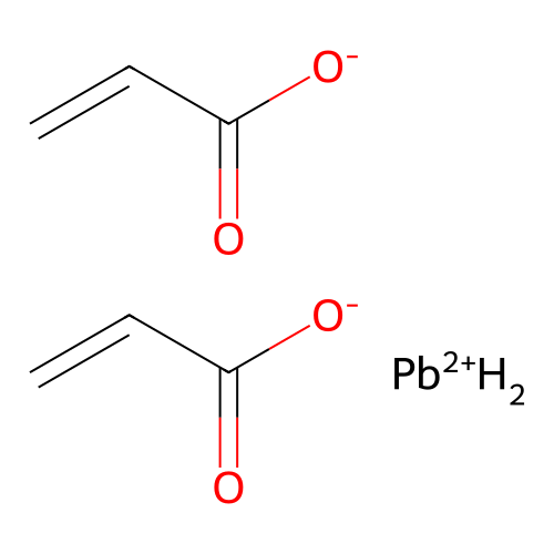Lead(2+) acrylate structure