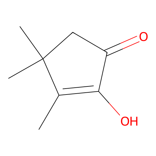 3,4,4-Trimethyl-1,2-cyclopentanedione structure
