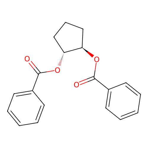 2-(Benzoyloxy)cyclopentyl benzoate structure