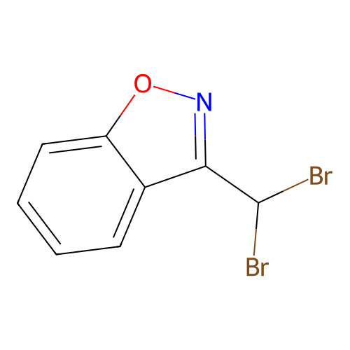 3-(Dibromomethyl)-1,2-benzisoxazole structure