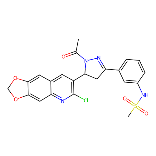 C22H19ClN4O5S structure