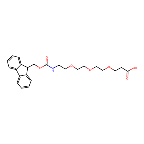 Fmoc-NH-PEG3-CH2CH2COOH structure