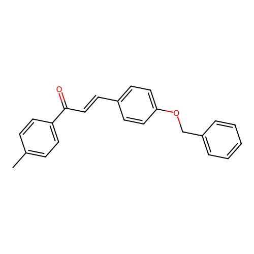 3-(4-Benzyloxyphenyl)-1-(p-tolyl)prop-2-en-1-one structure