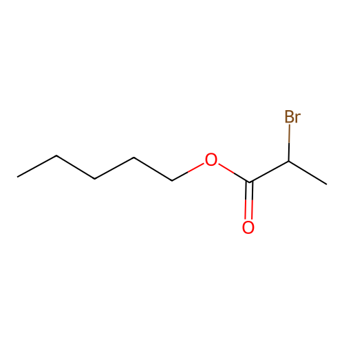 Pentyl 2-bromopropanoate structure