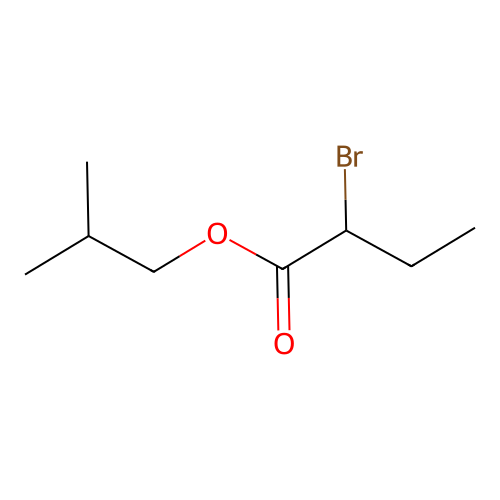 Isobutyl 2-bromobutanoate structure