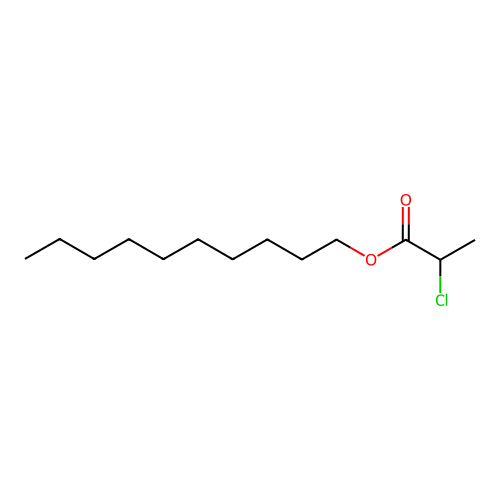 Decyl 2-chloropropanoate structure