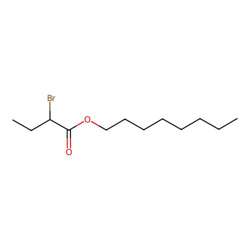 Octyl 2-bromobutanoate structure