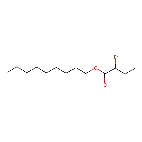 Nonyl 2-bromobutanoate structure