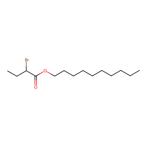 Decyl 2-bromobutanoate structure