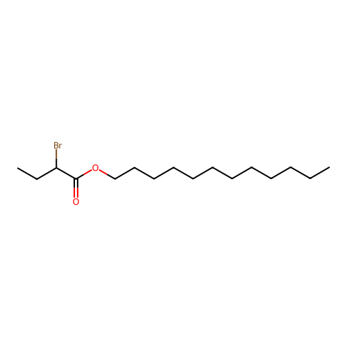 Dodecyl 2-bromobutanoate structure