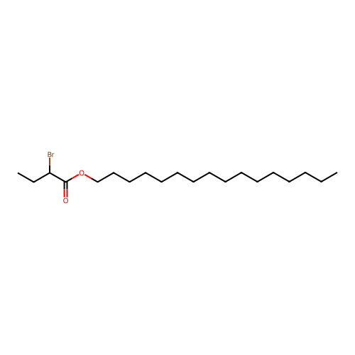 Hexadecyl 2-bromobutanoate structure