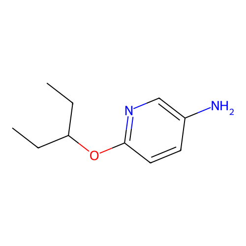 5-Amino-2-(1-ethylpropoxy)pyridine structure