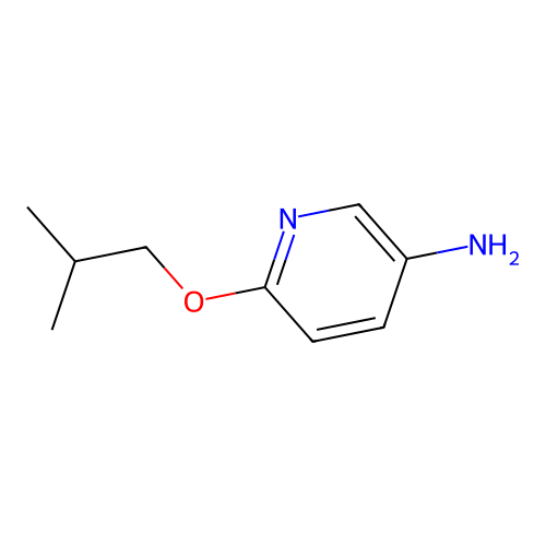 6-(2-甲基丙氧基)吡啶-3-胺 structure