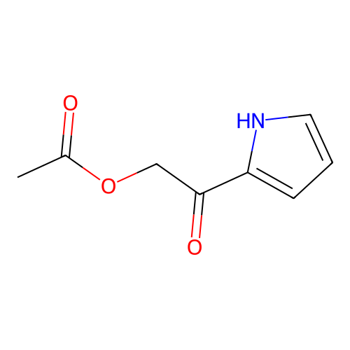 [2-oxo-2-(1H-pyrrol-2-yl)ethyl] acetate structure