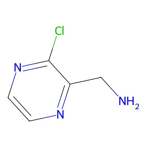 (3-Chloropyrazin-2-yl)methanamine structure