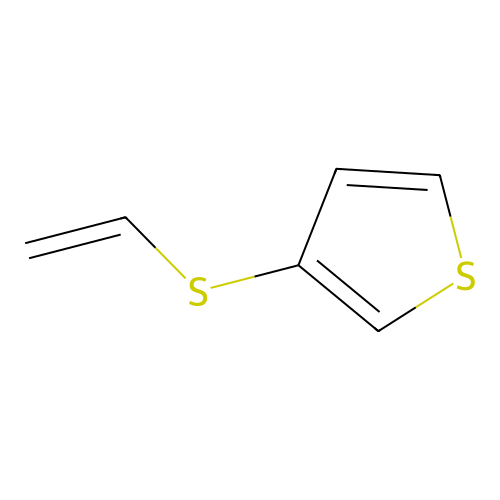 3-(Vinylthio)thiophene structure