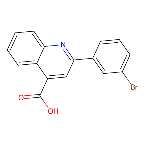 2-(3-Bromophenyl)quinoline-4-carboxylic acid structure