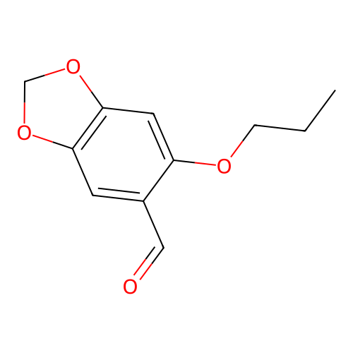 6-Propoxy-benzo[1,3]dioxole-5-carbaldehyde structure
