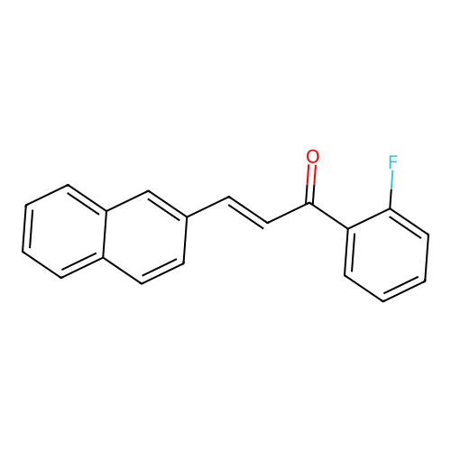 1-(2-Fluorophenyl)-3-(naphthalen-2-yl)prop-2-en-1-one structure