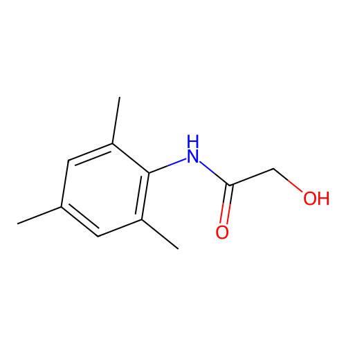 2-hydroxy-N-(2,4,6-trimethylphenyl)acetamide structure