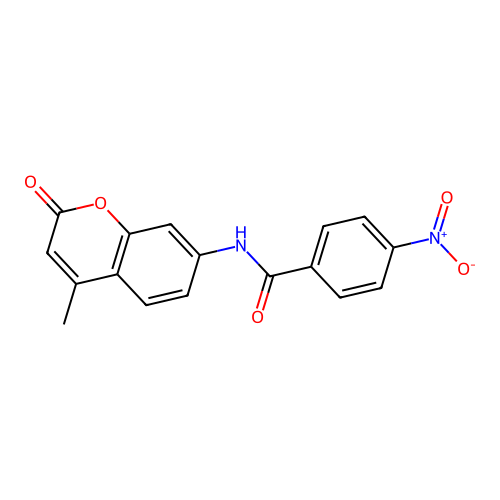n-(4-Methyl-2-oxo-2h-chromen-7-yl)-4-nitrobenzamide structure