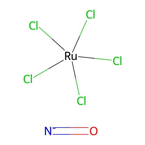 (OC-6-21)-Pentachloronitrosylruthenate(1-) structure