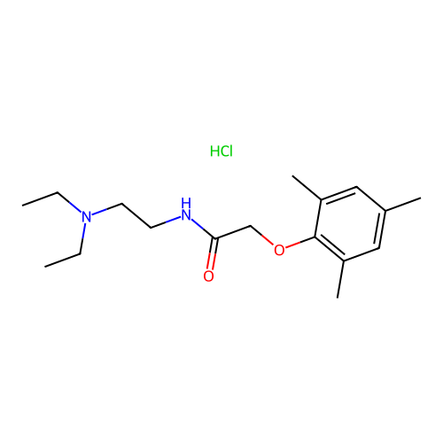 C17H28N2O2.ClH.1/2H2O structure