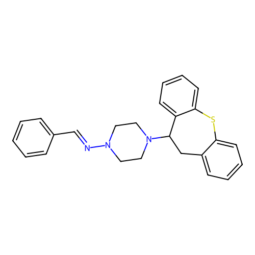 1-piperazinamine,4-(10,11-dihydrodibenzo -n- structure