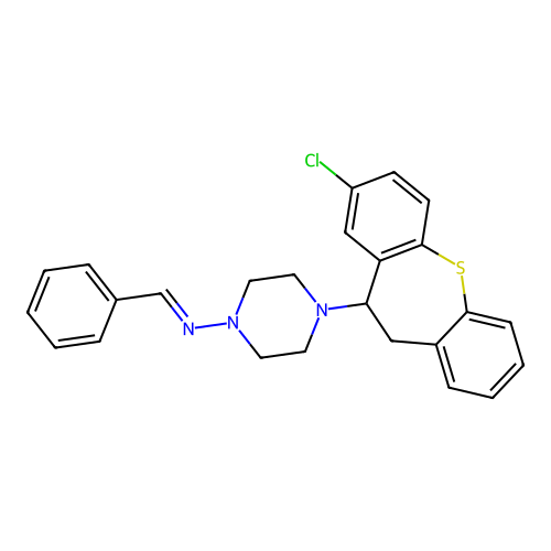 1-piperazinamine,4-(8-chloro-10,11-dihydrodibenzo -n- structure
