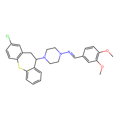 1-Piperazinamine,4-(2-chloro-10,11-dihydrodibenzo -N-( - structure