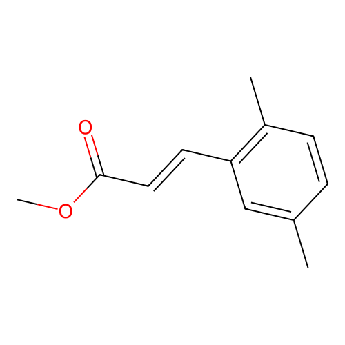 Methyl 3-(2,5-dimethylphenyl)prop-2-enoate structure