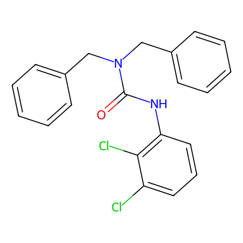 1,1-Dibenzyl-3-(2,3-dichlorophenyl)urea structure